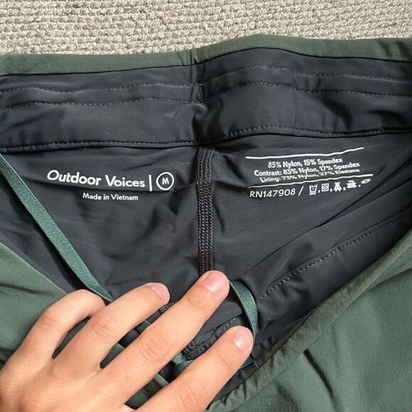 Outdoor Voices Women's Green Athletic Skort Medium - Picture 3 of 6